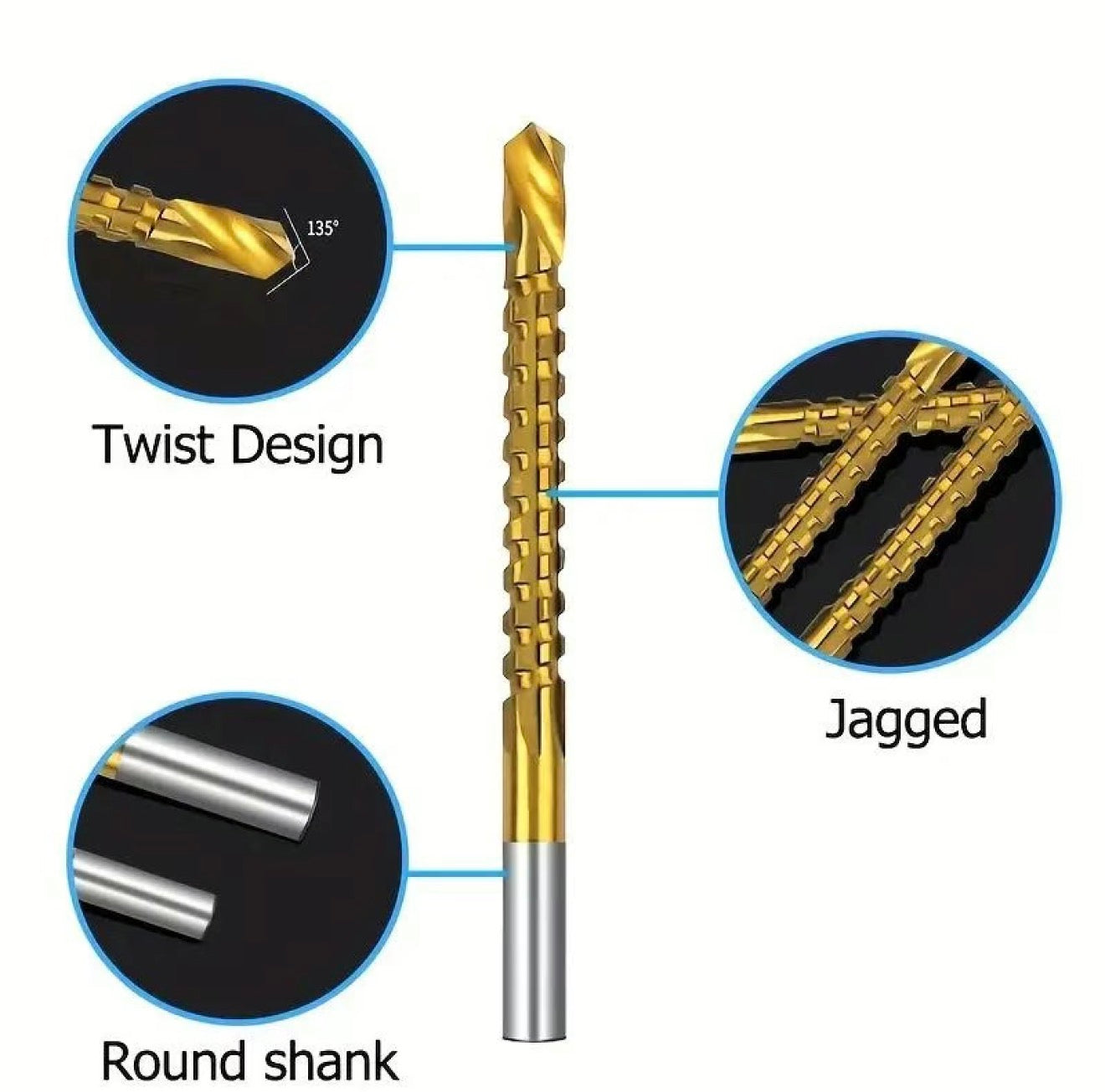 PowerDrill Titanium Bit Set