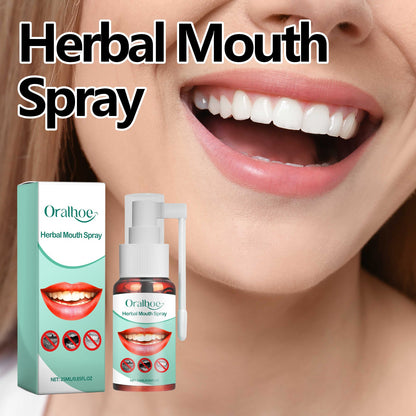 Herbal Mouth Spray, Refreshing Breath Repair Swollen Gums Relieve Oral Ulcer Yang Portable Spray