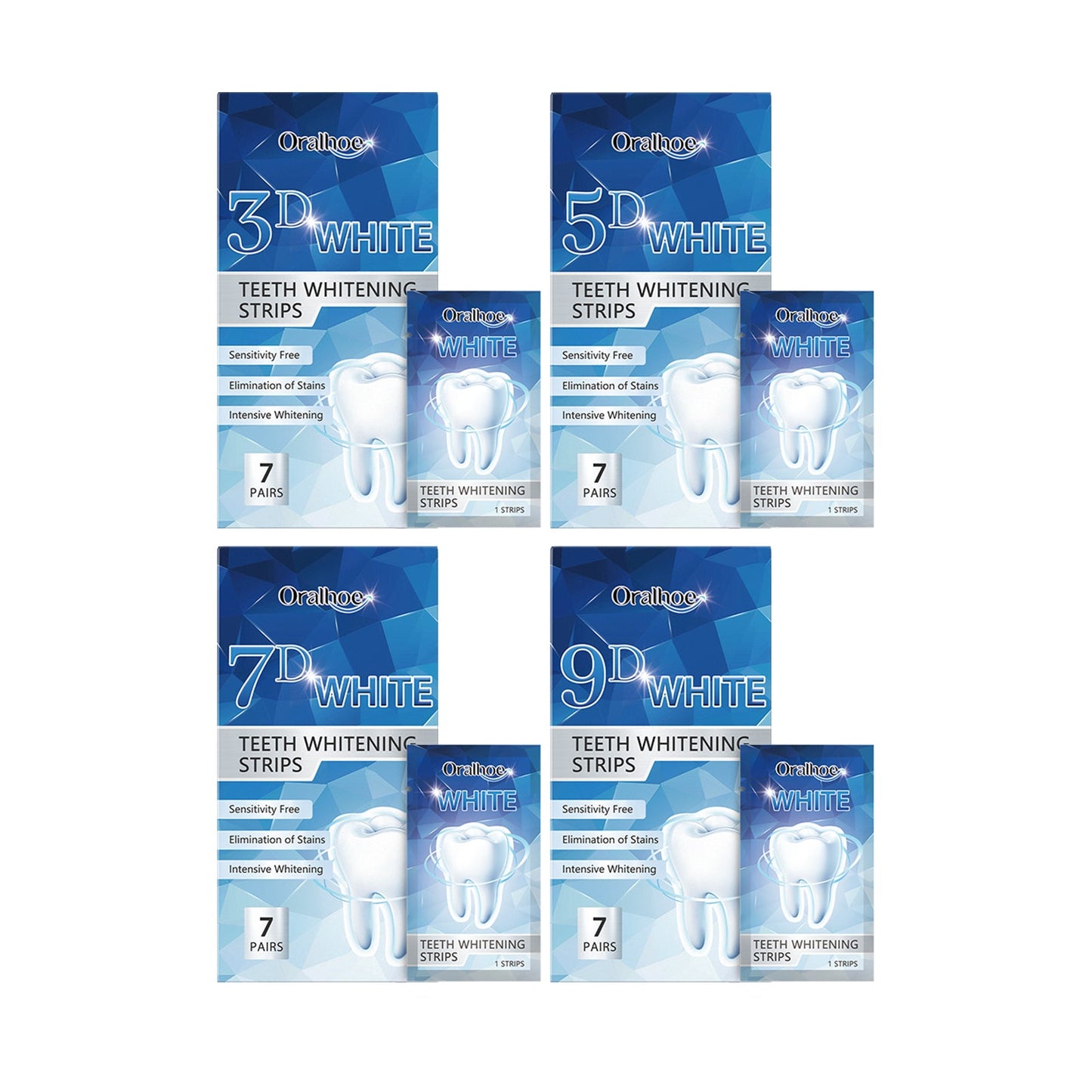 Brightening Tooth Strips, Refreshing Breath And Gently Cleaning Teeth Stains Brightening Tooth Care Strips