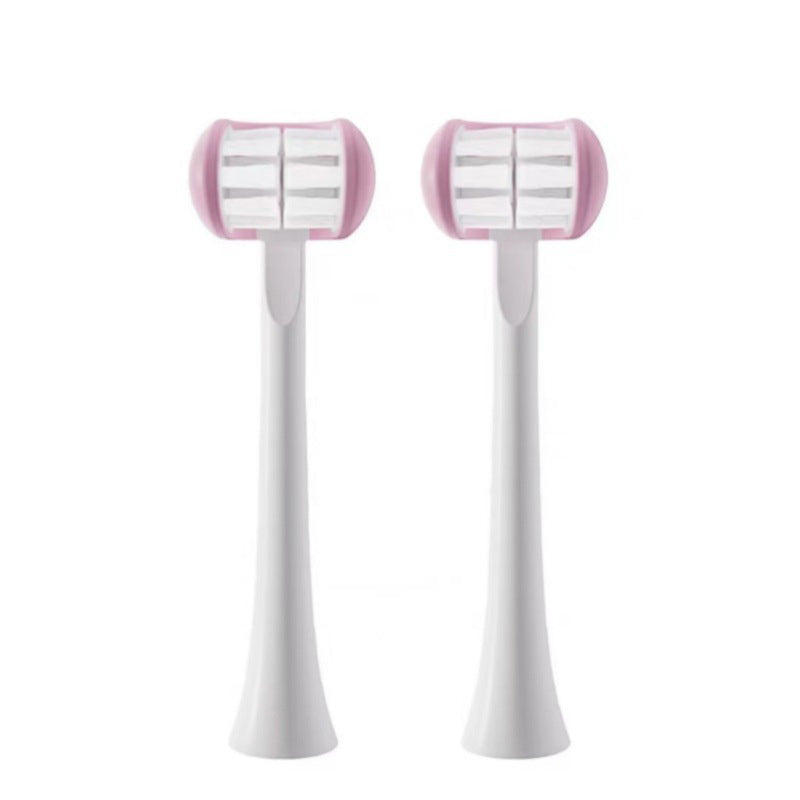 Adult electric toothbrush with three sides rechargeable sonic vibration waterproof electric toothbrush