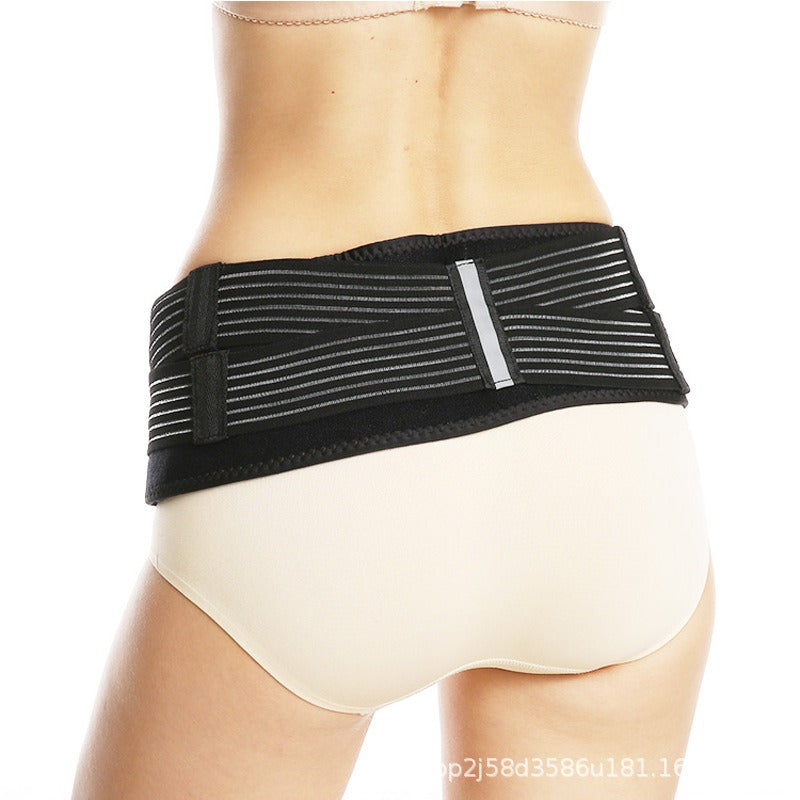 Postpartum restraint of pelvic girdle, hip girdle, sacral girdle, pelvic correction girdle, assisted pelvic contraction in pregn