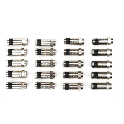 BNC Connector cable RG58 RG59 RG6 Crimping tool kit with crimping 10 compression fittings perfect for CCTV TESTER