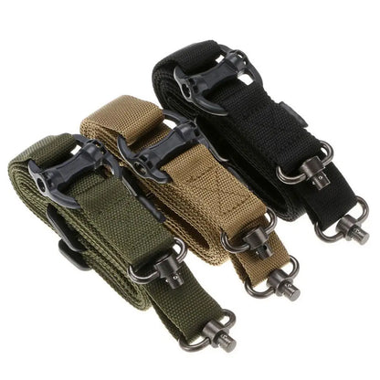 MS4 Tactical Rope Mission Adjustable Two 2 Points Tactical Rifle Gun Sling Quick Detach QD trap For Outdoor Nylon Belt Rope