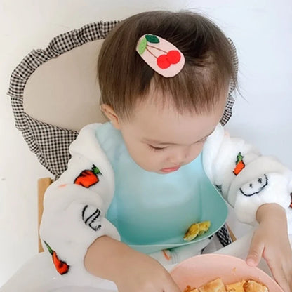 Newborns Solid silicone Baby Feeding Burp Cloth Bandana Bibs Fashionable Infant Toddler Drooling Babador Scarf Aprons Baby Stuff