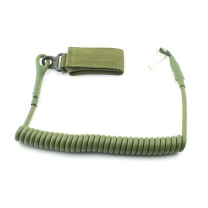 Molle Airsoft Coil Sling Military Elastic Belt Spring Strap