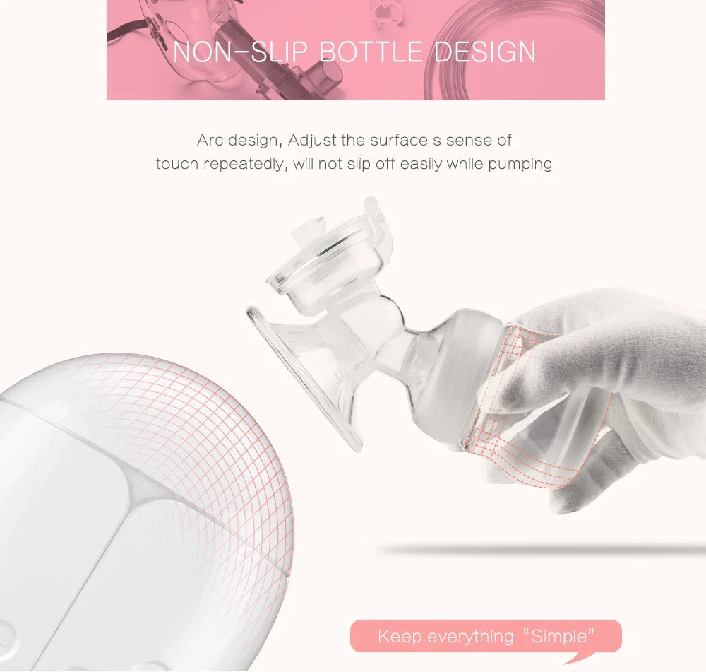 Electric breast pump unilateral and bilateral breast pump manual silicone breast pump baby breastfeeding accessories
