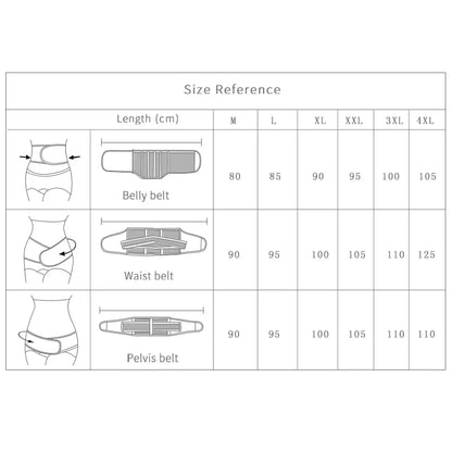3in1 Belly/Abdomen/Pelvis Postpartum Belt Body Recovery Shapewear Belly Slim Waist Cinchers Breathable Waist Trainer Corset