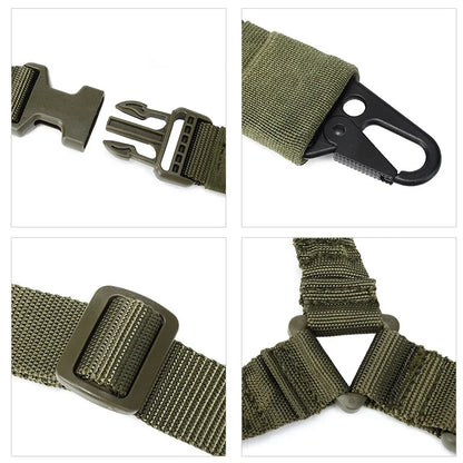 Tactical One Point Gun Sling Military Strap Airsoft Rifle Slings Paintball Shooting Hunting Accessories Single Point Gun Rope