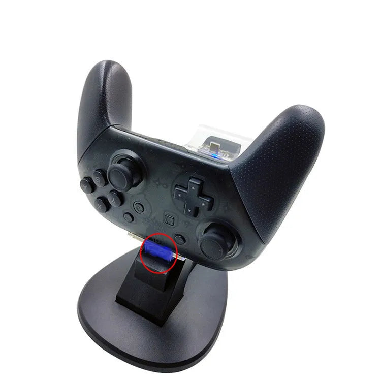 LED Light Indicator Dual USB Controller Charger Charging Dock Station Stand Cradle for Nintend Switch Pro Controller NS Gamepad
