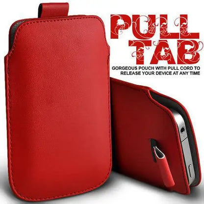 Leather Pouch Coque For iPhone 5 5S SE 5C Case Pocket Rope Holster Pull Tab Pouch Cover For iPhone SE 5 S E 5C Phone Bag Case