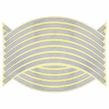 16 Pcs Strips Wheel Stickers And Decals 18 Reflective Rim Tape Bike Motorcycle Car Tape 5 Colors Car Styling