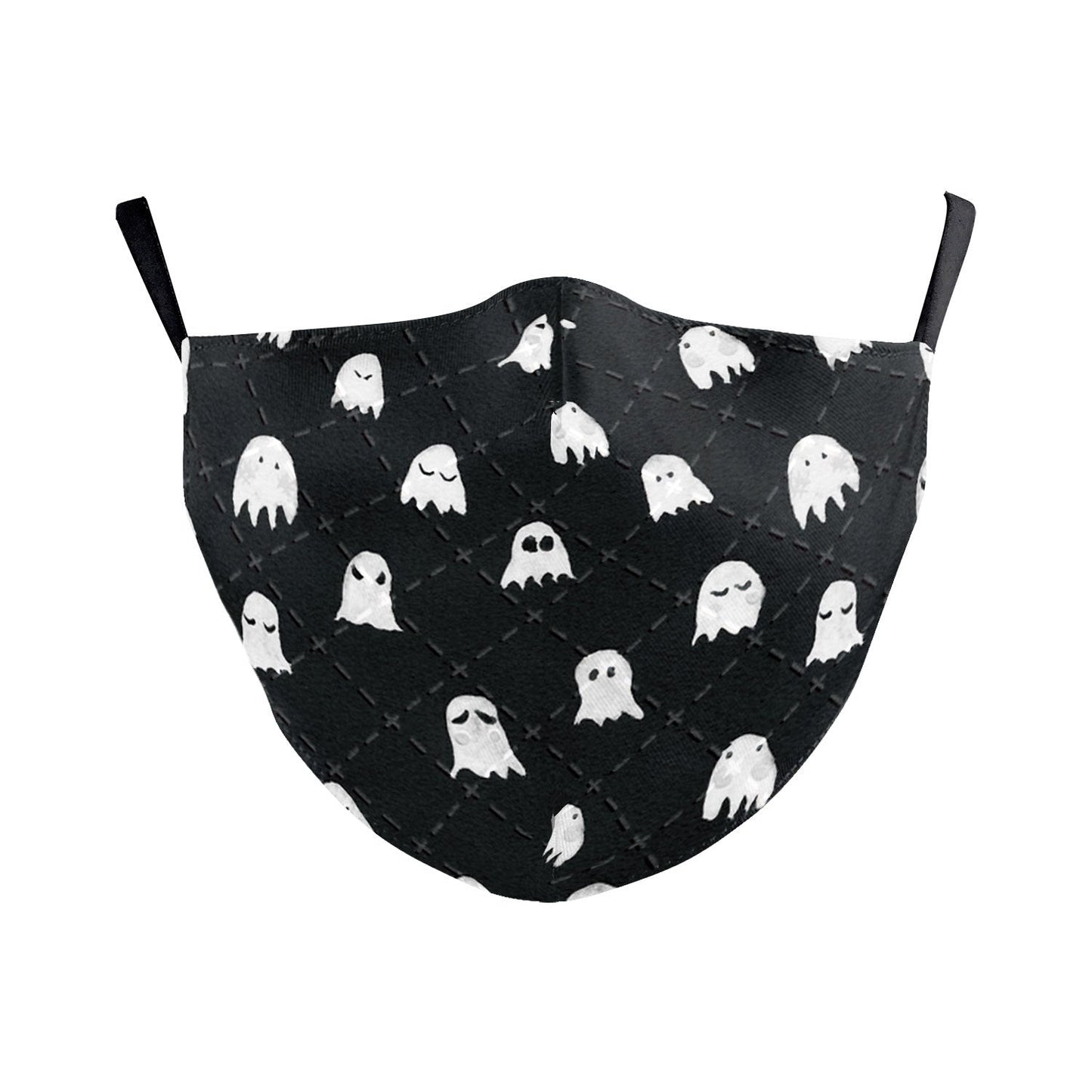 Digital Printing Halloween Skull Pumpkin Dustproof Mask