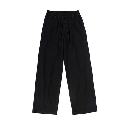 Men's Washed Stitching Loose Casual Pants