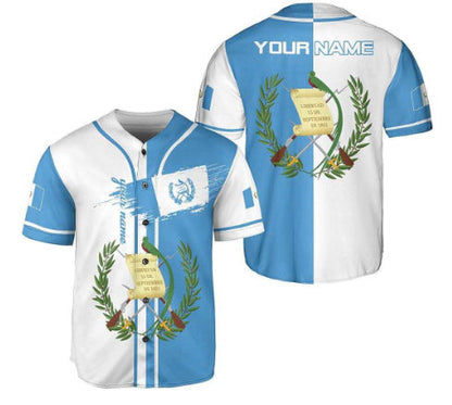 Printed Casual Men's Baseball Shirt