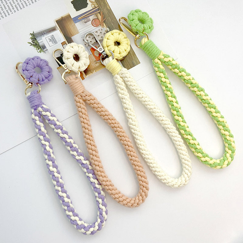 Simple Handmade Car Key Ring Lanyard