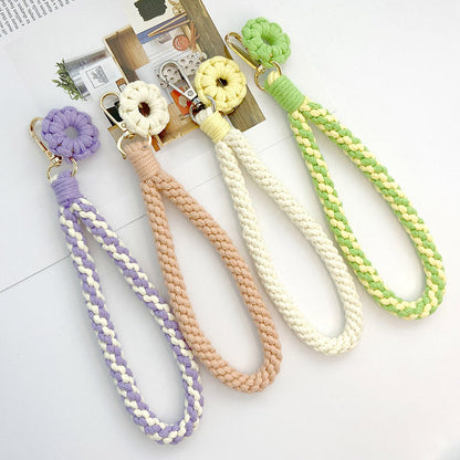 Simple Handmade Car Key Ring Lanyard