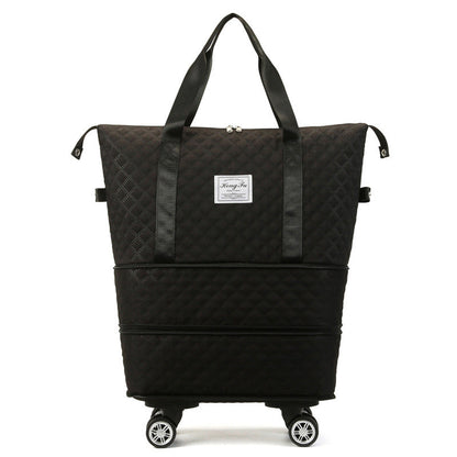 Rhombus Travel Bag: Lightweight, Large Capacity with Dry/Wet Separation