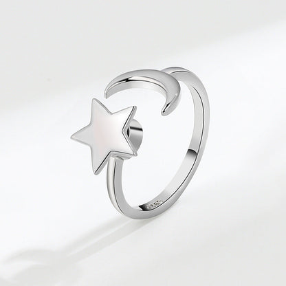 S925 Sterling Silver New Style XINGX Spinning Ring Female