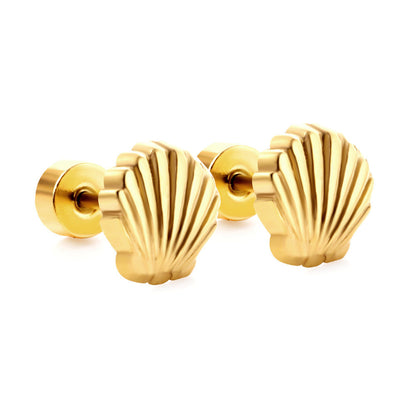 Shell Stud Earrings