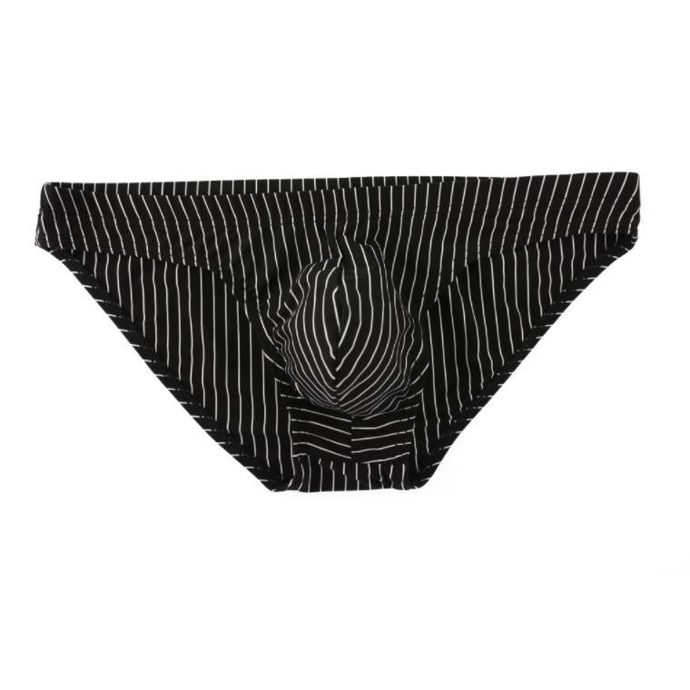 Men's Striped Low Waist Briefs Underwear
