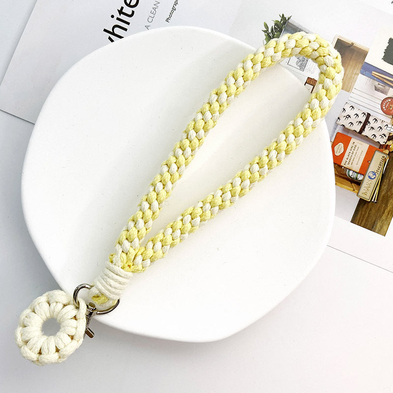 Simple Handmade Car Key Ring Lanyard