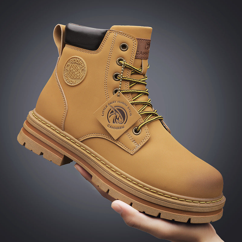 Short Fashion Seven-hole Overalls Boots