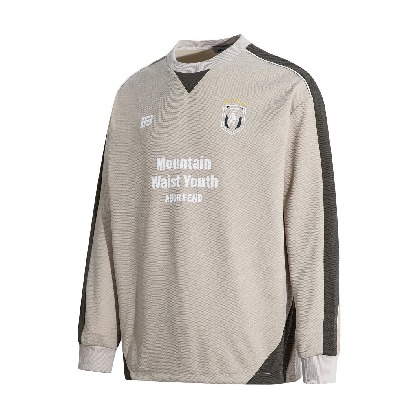 American Retro Sports Style Patchwork Sweater Loose Design