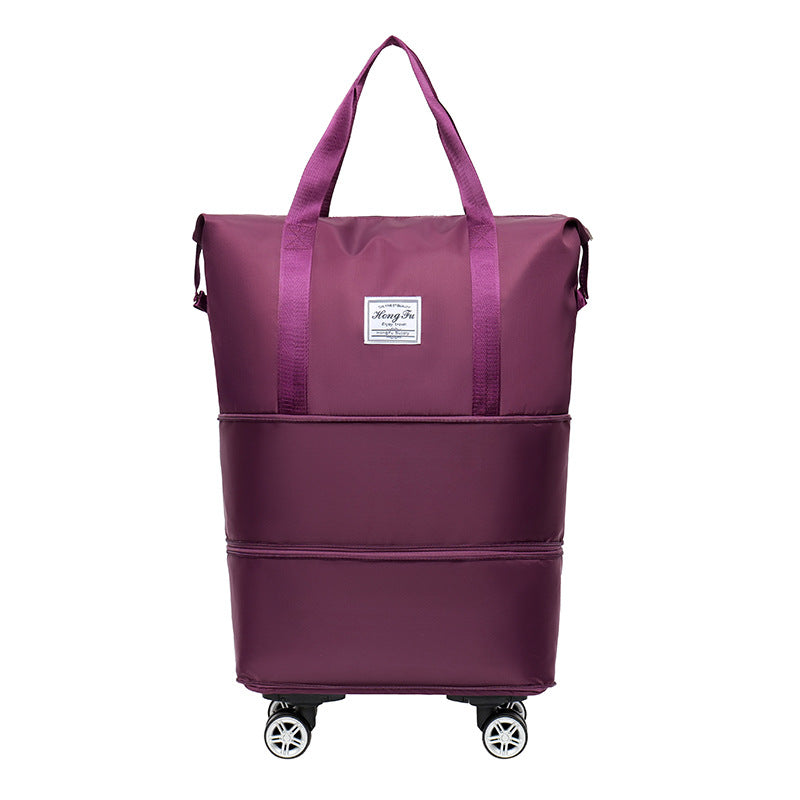 Double-Layer Travel Bag with Wet/Dry Separation, Lightweight Maternity Package