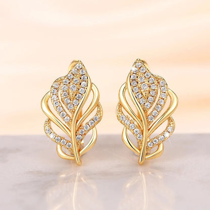 Wheat Leaf Earrings