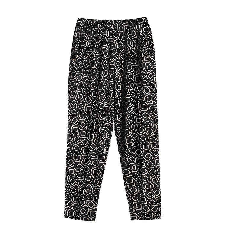 Mom's Summer Thin Cropped Pants