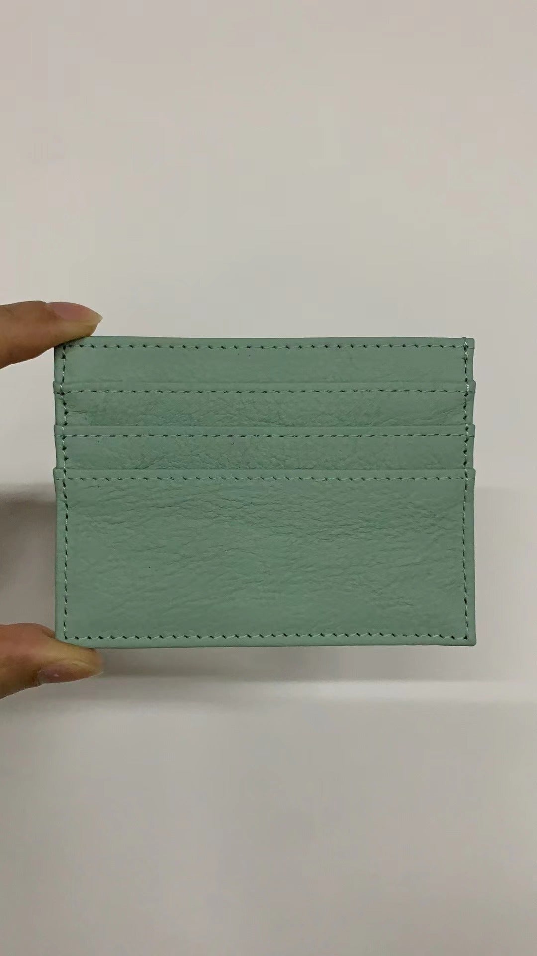 Ultra-Thin Large Capacity Cowhide Card Holder