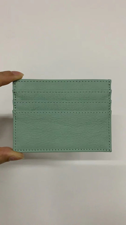 Ultra-Thin Large Capacity Cowhide Card Holder