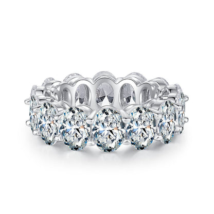 Zircon Full Diamond Sterling Silver Ring