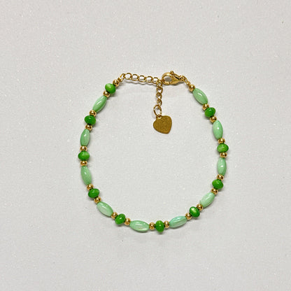 Titanium Steel Shell Beaded Bracelet