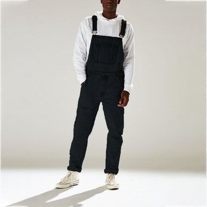 Suspender High Waist Men's Jeans
