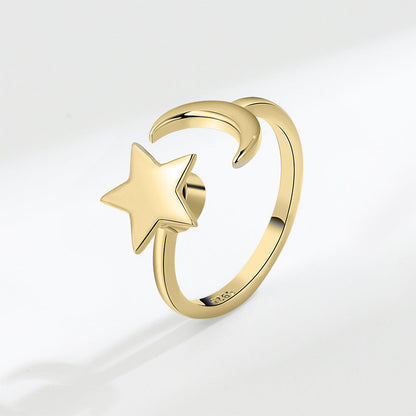 S925 Sterling Silver New Style XINGX Spinning Ring Female
