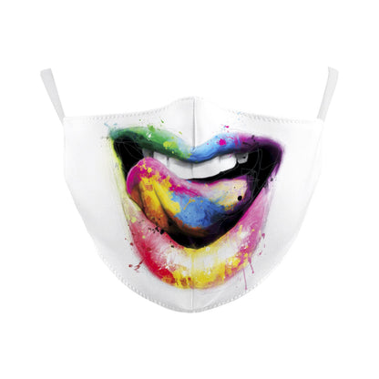 Digital Printing Halloween Skull Pumpkin Dustproof Mask