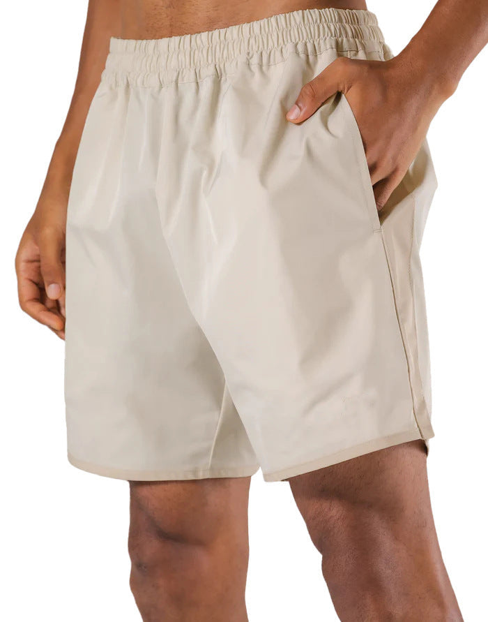 Polyester Fitness Shorts Men's Running Training Short-length Pants