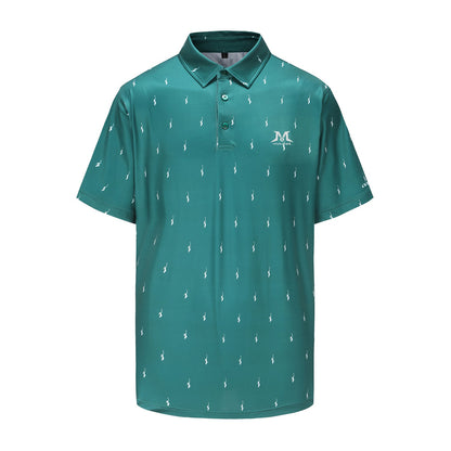 Summer Quick-Drying Breathable Sports Lapel Tee