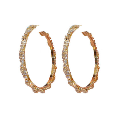 Exaggerated Rhinestone Ear Ring