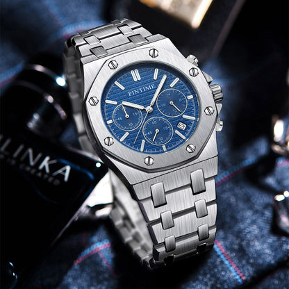 Six-pin Business Casual Fashion Waterproof Quartz Watch