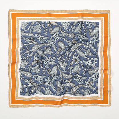 Silk Scarf Female Satin Printing