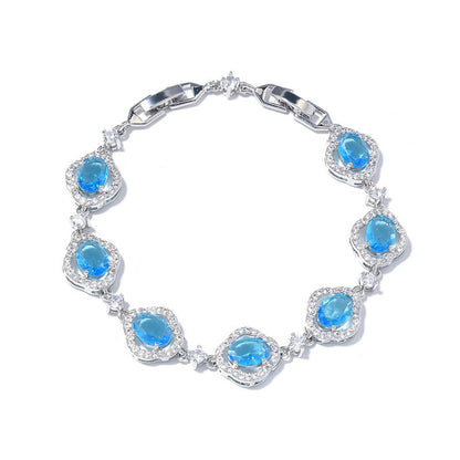 Women's Colorful Zircon Bracelet