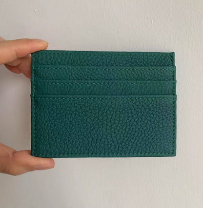 Ultra-Thin Large Capacity Cowhide Card Holder