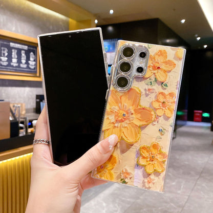Luxury Rhinestone Flower Phone Case