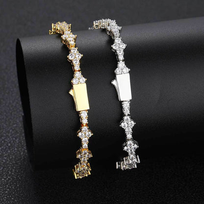 Hip Hop Zircon Tennis Bracelet