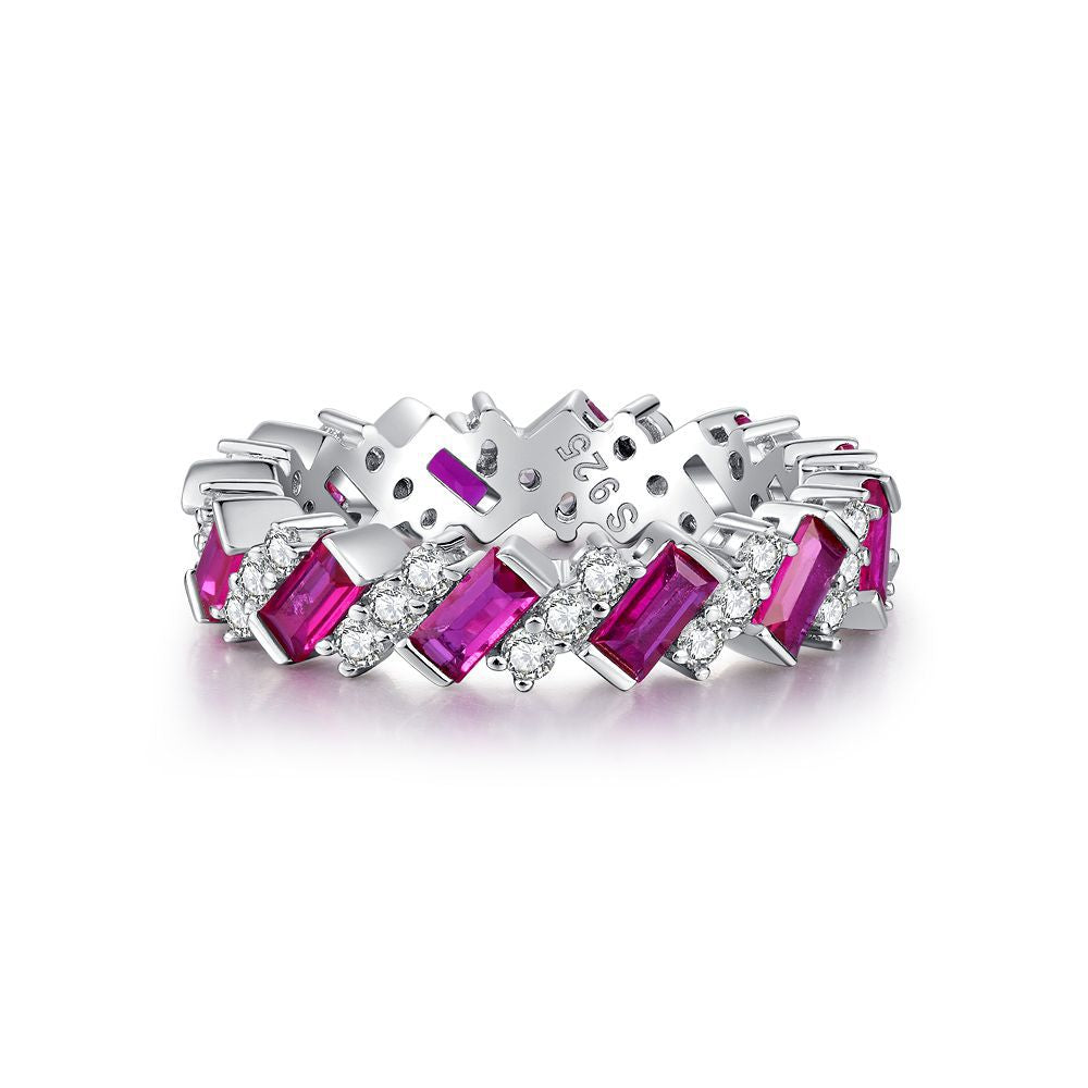 European Full Diamond S925 Sterling Silver Ring