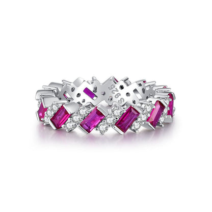Zircon Full Diamond Sterling Silver Ring