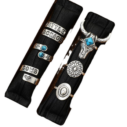 Turquoise Six-piece Bracelet