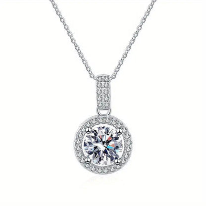Simple Necklace Geometric Female Round Bag